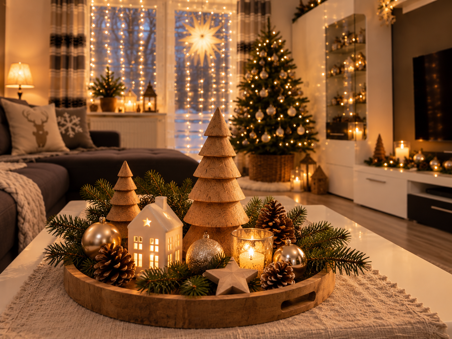 Weihnachtsdeko fürs Wohnzimmer: 6 gemütliche Ideen